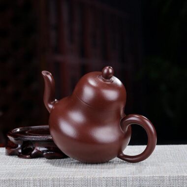 Yixing Zisha Teapot [Si Ting] (Zi Zhu Ni – 200ml)