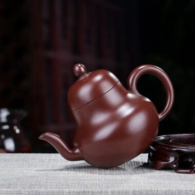 Yixing Zisha Teapot [Si Ting] (Zi Zhu Ni – 200ml)