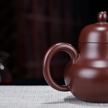 Yixing Zisha Teapot [Si Ting] (Zi Zhu Ni – 200ml)