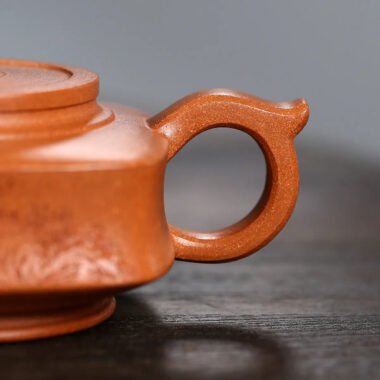 Yixing Zisha Teapot [Sifang Zhou Pan] (Hong Jiang Po Ni – 270ml)