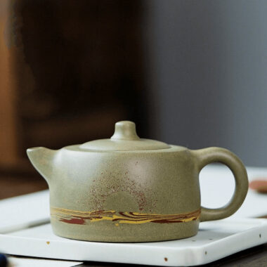 Yixing Zisha Teapot [Skyline] (Douqing Sha – 290ml)