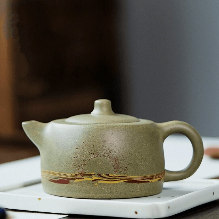 Yixing Zisha Teapot [Skyline] (Douqing Sha – 290ml)