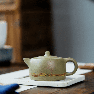 Yixing Zisha Teapot [Skyline] (Douqing Sha – 290ml)