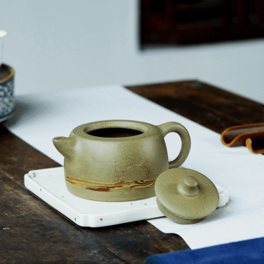 Yixing Zisha Teapot [Skyline] (Douqing Sha – 290ml)