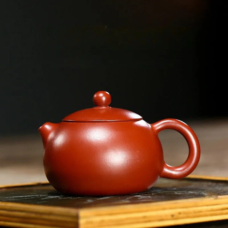 Yixing Zisha Teapot [Small Xishi Pot] (Dahongpao – 120ml)