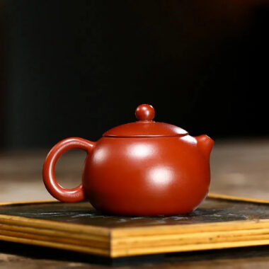 Yixing Zisha Teapot [Small Xishi Pot] (Dahongpao – 120ml)