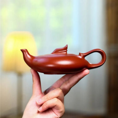 Yixing Zisha Teapot [Smooth & Fine] Painted/Plain (Dahongpao – 200ml)