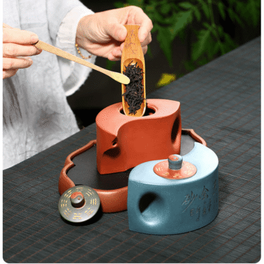 Yixing Zisha Teapot [Tai Chi Bagua] (Qing Shui Ni/Lu Ni – 200ml x 2)