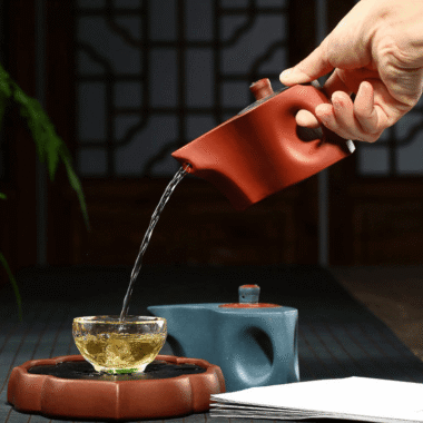 Yixing Zisha Teapot [Tai Chi Bagua] (Qing Shui Ni/Lu Ni – 200ml x 2)