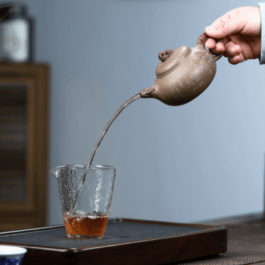 Yixing Zisha Teapot [Taihu Stone Ruding] (Qinghua Duan Ni – 250ml)