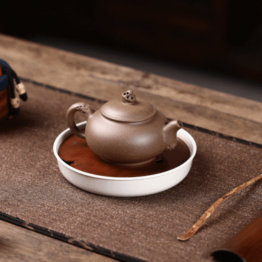Yixing Zisha Teapot [Taihu Stone Xishi] (Lao Duan Ni – 210ml)