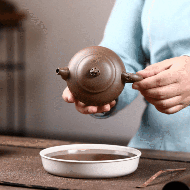 Yixing Zisha Teapot [Taihu Stone Xishi] (Lao Duan Ni – 210ml)