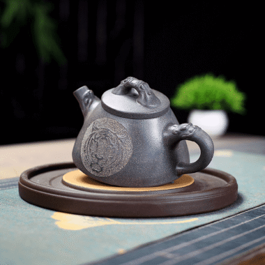 Yixing Zisha Teapot [The King] (Qing Duan Ni – 190ml)
