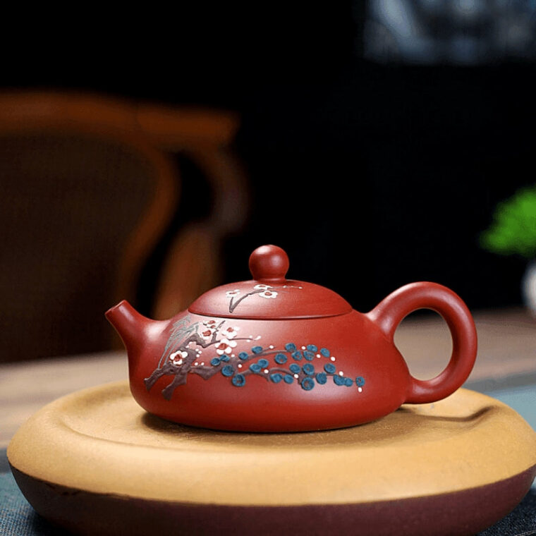 Yixing Zisha Teapot [Three Friends of Winter] (Dahongpao – 170ml)