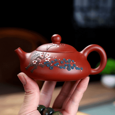 Yixing Zisha Teapot [Three Friends of Winter] (Dahongpao – 170ml)