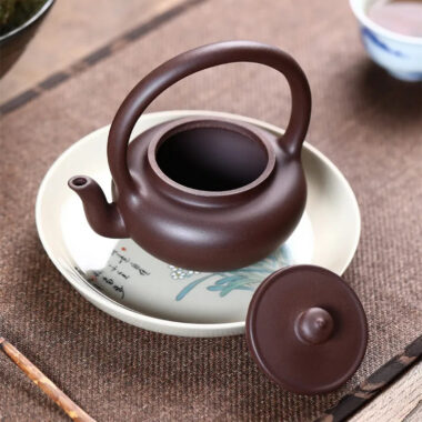 Yixing Zisha Teapot [Tiliang Pot] (Zi Ni – 250ml)