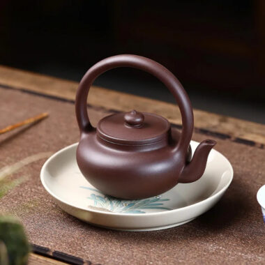 Yixing Zisha Teapot [Tiliang Pot] (Zi Ni – 250ml)