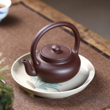 Yixing Zisha Teapot [Tiliang Pot] (Zi Ni – 250ml)