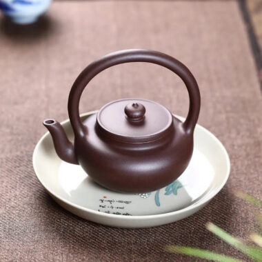Yixing Zisha Teapot [Tiliang Pot] (Zi Ni – 250ml)