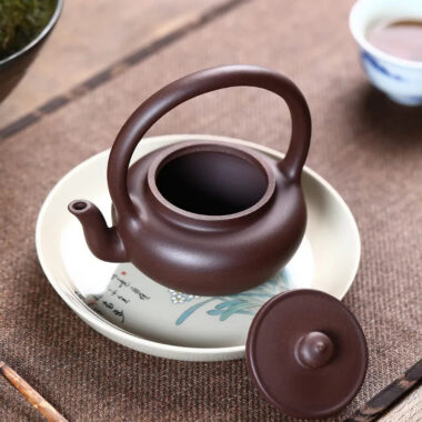 Yixing Zisha Teapot [Tiliang Pot] (Zi Ni – 250ml)