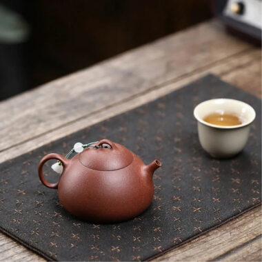 Yixing Zisha Teapot [Wendan] (Jiang Po Ni – 140ml)