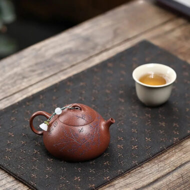 Yixing Zisha Teapot [Wendan] (Jiang Po Ni – 140ml)