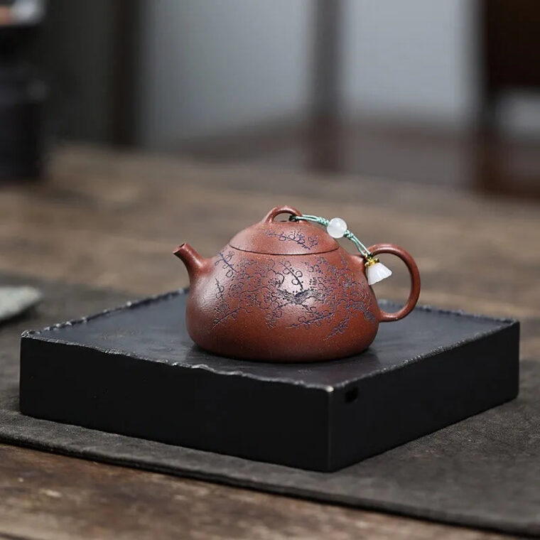 Yixing Zisha Teapot [Wendan] (Jiang Po Ni – 140ml)