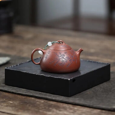 Yixing Zisha Teapot [Wendan] (Jiang Po Ni – 140ml)