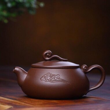 Yixing Zisha Teapot [Wishful Shi Piao] (Zi Ni – 220ml)