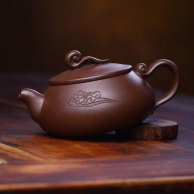 Yixing Zisha Teapot [Wishful Shi Piao] (Zi Ni – 220ml)