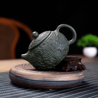 Yixing Zisha Teapot [Xiang Long Xishi] (Lu Ni – 230ml)