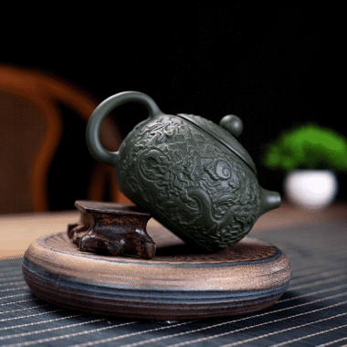 Yixing Zisha Teapot [Xiang Long Xishi] (Lu Ni – 230ml)