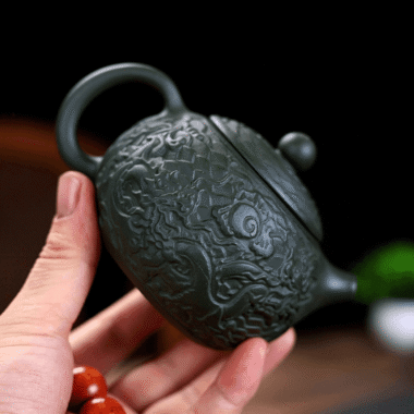 Yixing Zisha Teapot [Xiang Long Xishi] (Lu Ni – 230ml)