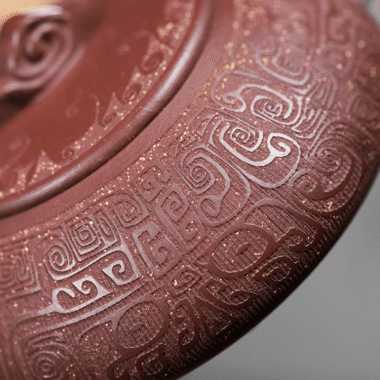 Yixing Zisha Teapot [Xiangyun Bian Piao] (Zi Ni – 320ml)