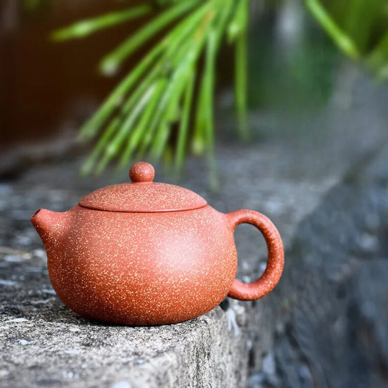 Yixing Zisha Teapot [Xishi Pot] (Long Xue Sha – 230ml)
