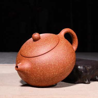 Yixing Zisha Teapot [Xishi Pot] (Long Xue Sha – 230ml)