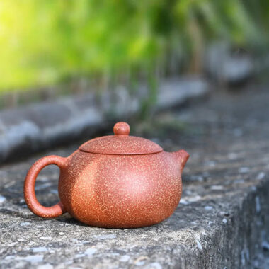Yixing Zisha Teapot [Xishi Pot] (Long Xue Sha – 230ml)
