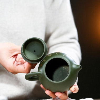 Yixing Zisha Teapot [Xishi Pot] (Lu Ni – 225ml)