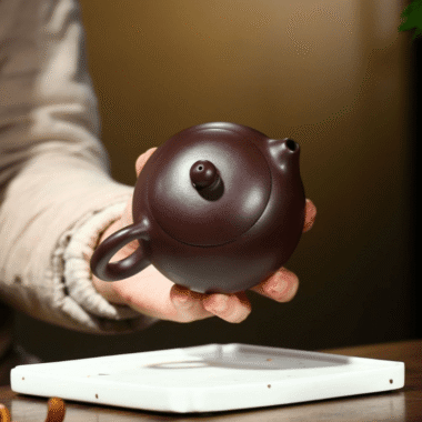 Yixing Zisha Teapot [Xishi Pot] (Zi Jia Ni – 220ml)