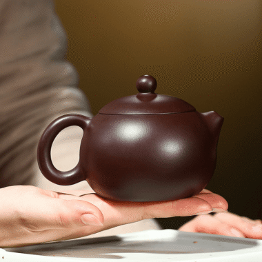 Yixing Zisha Teapot [Xishi Pot] (Zi Jia Ni – 220ml)