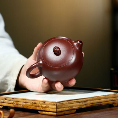 Yixing Zisha Teapot [Xishi Pot] (Zi Zhu Ni – 160/200/250/300/400ml)