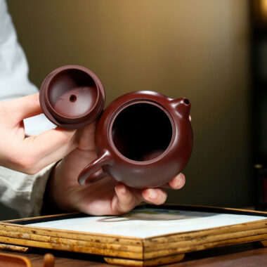 Yixing Zisha Teapot [Xishi Pot] (Zi Zhu Ni – 160/200/250/300/400ml)