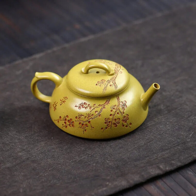 Yixing Zisha Teapot [Xun Mei] (Huangjin Duan Ni – 150ml)