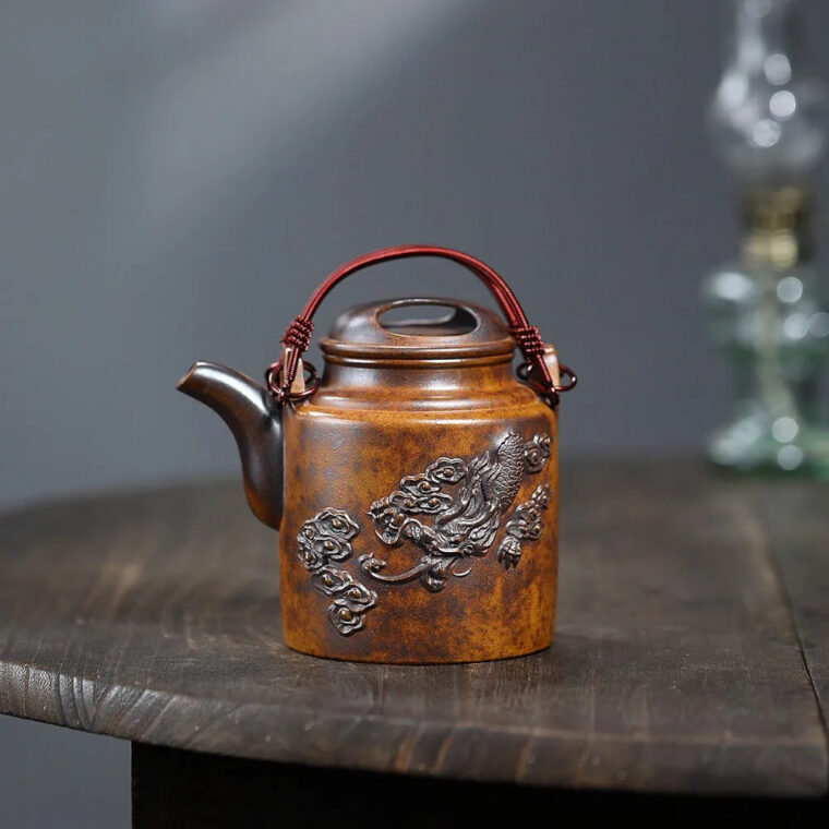 Yixing Zisha Teapot [Yang Tong] (High Temperature Duan Ni Fired – 450ml)