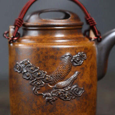 Yixing Zisha Teapot [Yang Tong] (High Temperature Duan Ni Fired – 450ml)