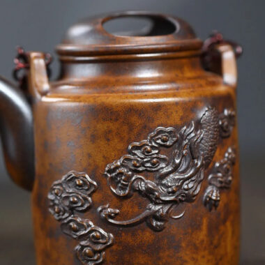 Yixing Zisha Teapot [Yang Tong] (High Temperature Duan Ni Fired – 450ml)
