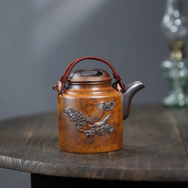 Yixing Zisha Teapot [Yang Tong] (High Temperature Duan Ni Fired – 450ml)
