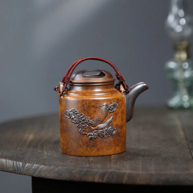 Yixing Zisha Teapot [Yang Tong] (High Temperature Duan Ni Fired – 450ml)