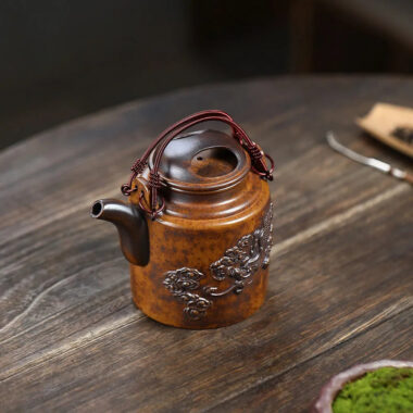 Yixing Zisha Teapot [Yang Tong] (High Temperature Duan Ni Fired – 450ml)