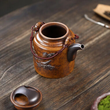 Yixing Zisha Teapot [Yang Tong] (High Temperature Duan Ni Fired – 450ml)